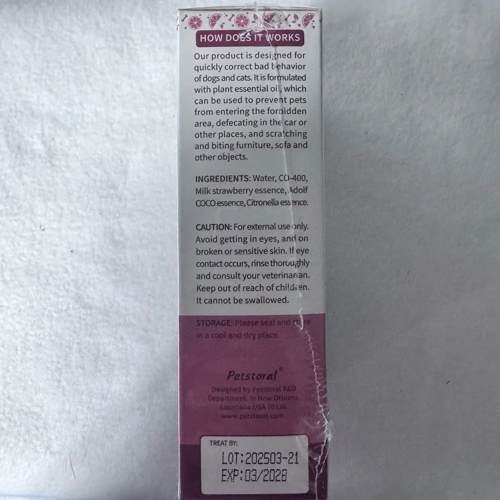 Petstoral Here Potty and Not Here Training Spray Set - Mint and Citrus